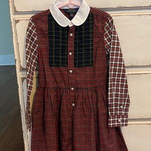 Polo plaid dress
